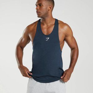 Men's Gymshark React Stringer Navy - Size Small